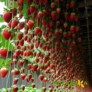 Клубника ампельная Анастасия купить по цене от 370р. в интернет-магазине «Посадика» с доставкой почтой в в Весьегонске и по всей России – [изображение №1].